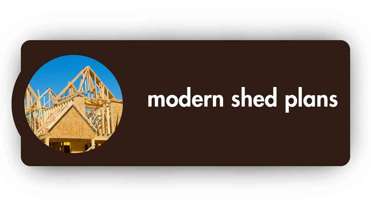 Modern Shed Plans